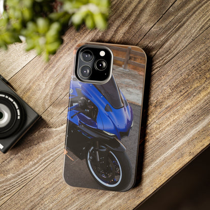 Yamaha R1 Motorcycle iPhone Case and Galaxy Phone Case #004 - Throttle Designs