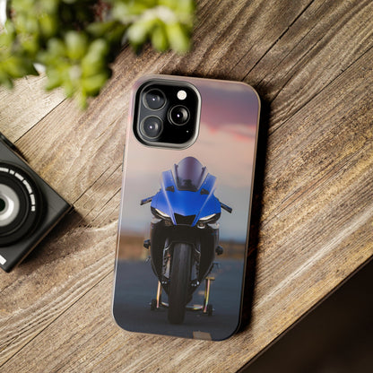 Yamaha R1 Motorcycle iPhone Case and Galaxy Phone Case #009 - Throttle Designs