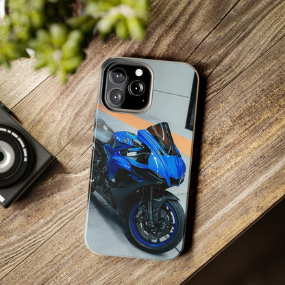 Yamaha R1 Motorcycle iPhone Case and Galaxy Phone Case #017 - Throttle Designs