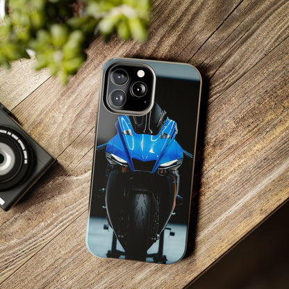 Yamaha R1 Motorcycle iPhone Case and Galaxy Phone Case #021 - Throttle Designs