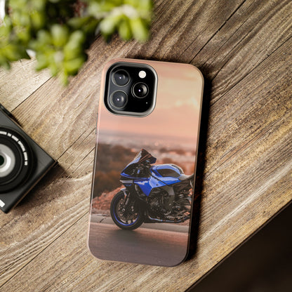 Yamaha R1 Motorcycle iPhone Case and Galaxy Phone Case #026 - Throttle Designs