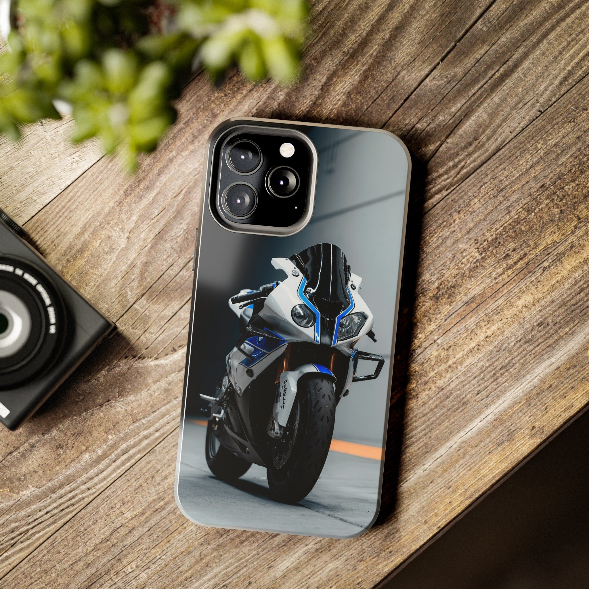 BMW S1000RR HP4 Motorcycle iPhone Case and Galaxy Phone Case #001 - Throttle Designs