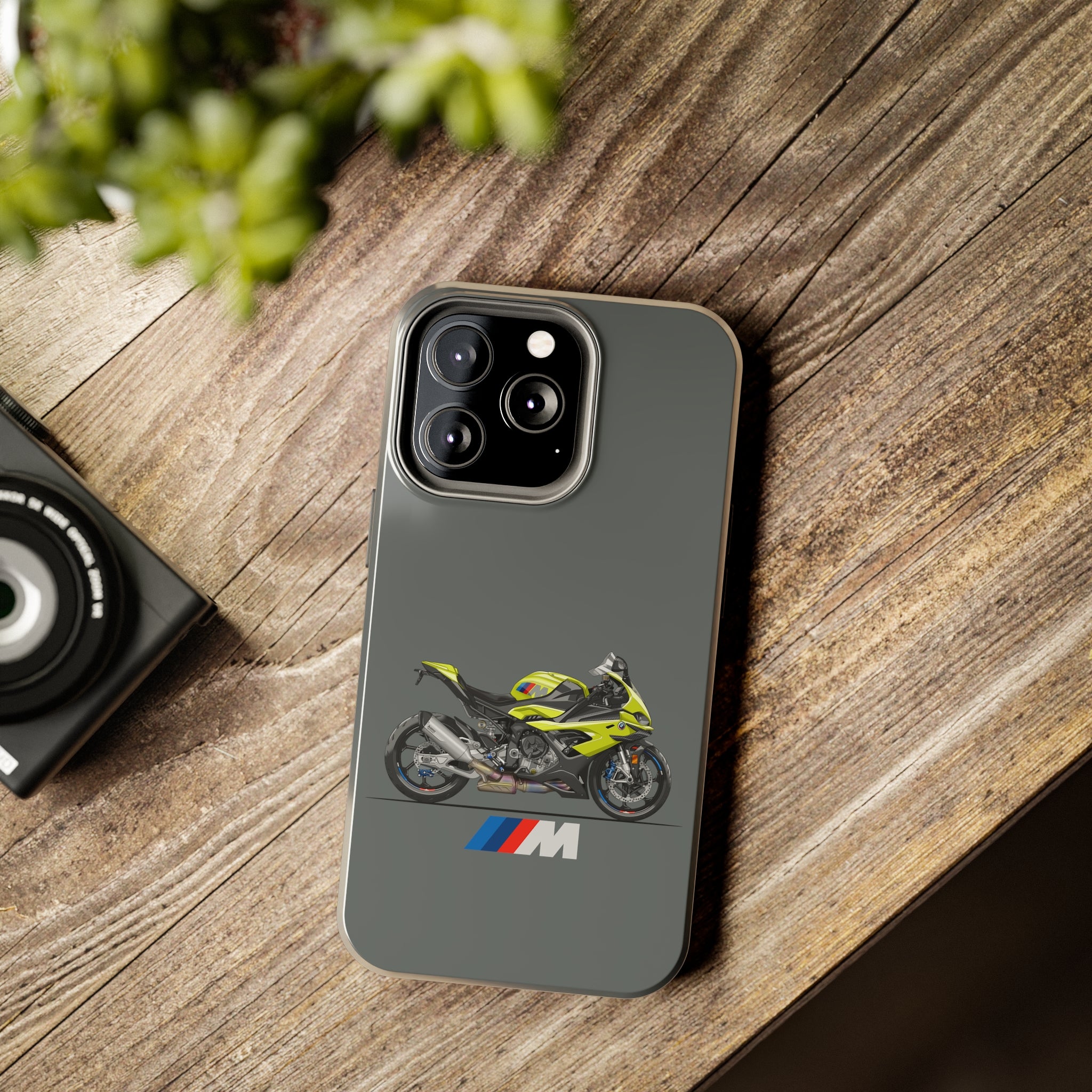 BMW M1000RR 50 Years Anniversary Motorcycle iPhone Case and Galaxy Phone Case #001 - Throttle Designs