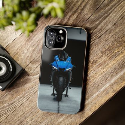 Yamaha R1 Motorcycle iPhone Case and Galaxy Phone Case #001 - Throttle Designs