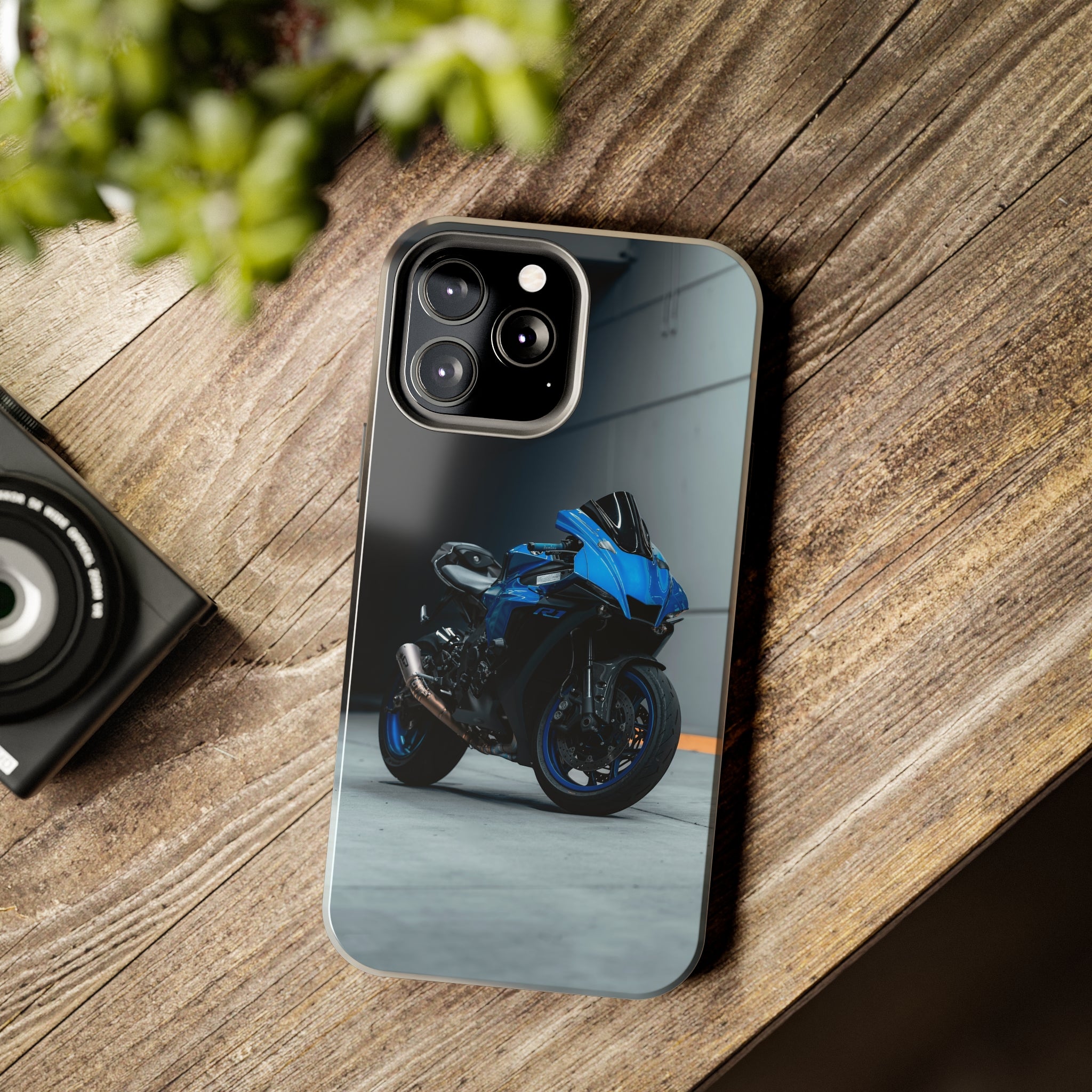 Yamaha R1 Motorcycle iPhone Case and Galaxy Phone Case #002 - Throttle Designs