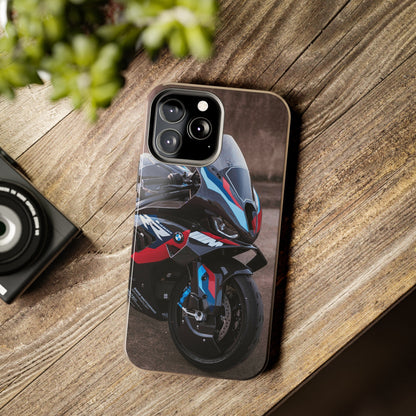 BMW M1000RR Motorcycle iPhone Case and Galaxy Phone Case #004 - Throttle Designs