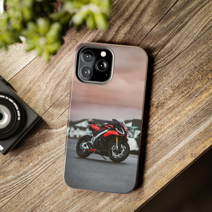 Aprilia RSV4 1100 Factory Motorcycle iPhone Case and Galaxy Phone Case #002 - Throttle Designs