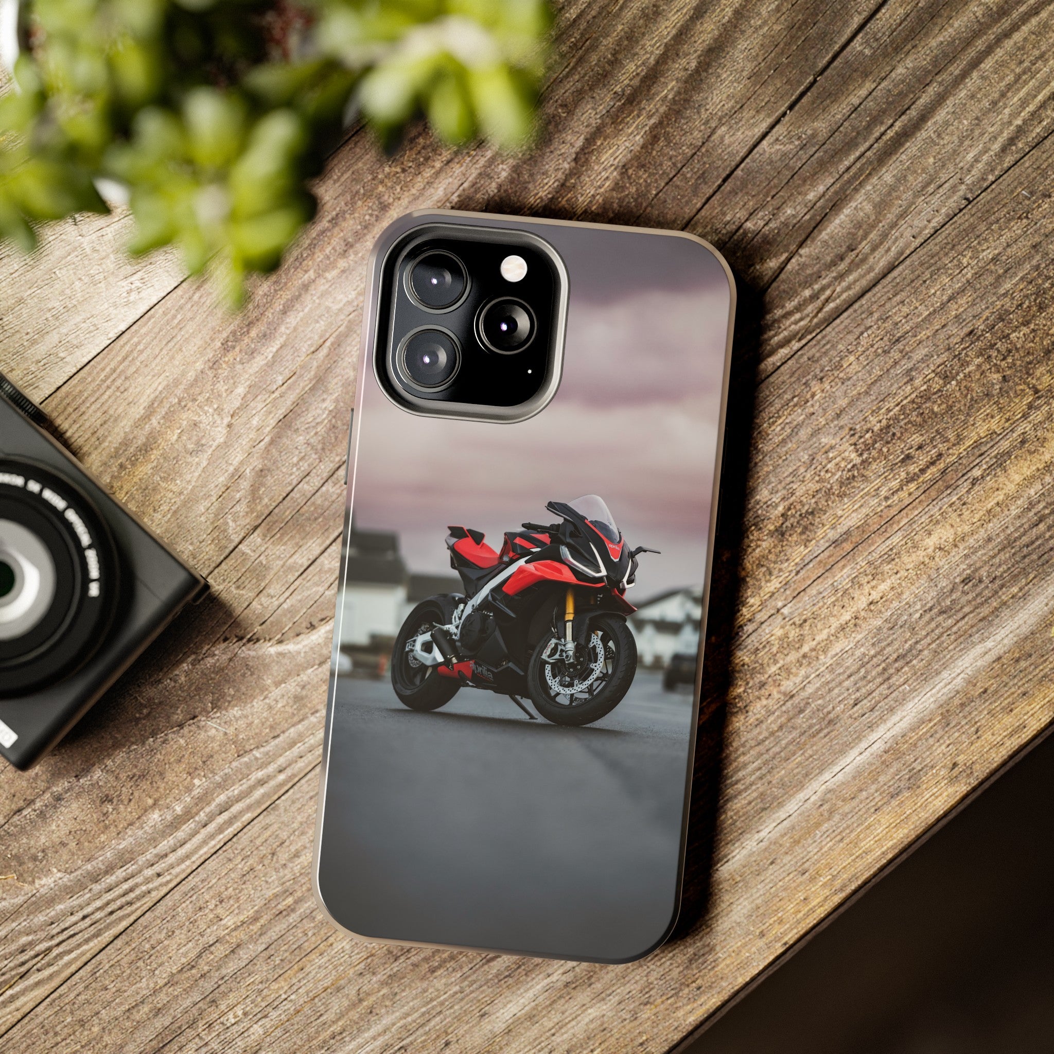 Aprilia RSV4 1100 Factory Motorcycle iPhone Case and Galaxy Phone Case #004 - Throttle Designs