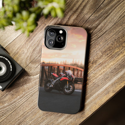 Aprilia RSV4 1100 Factory Motorcycle iPhone Case and Galaxy Phone Case #009 - Throttle Designs