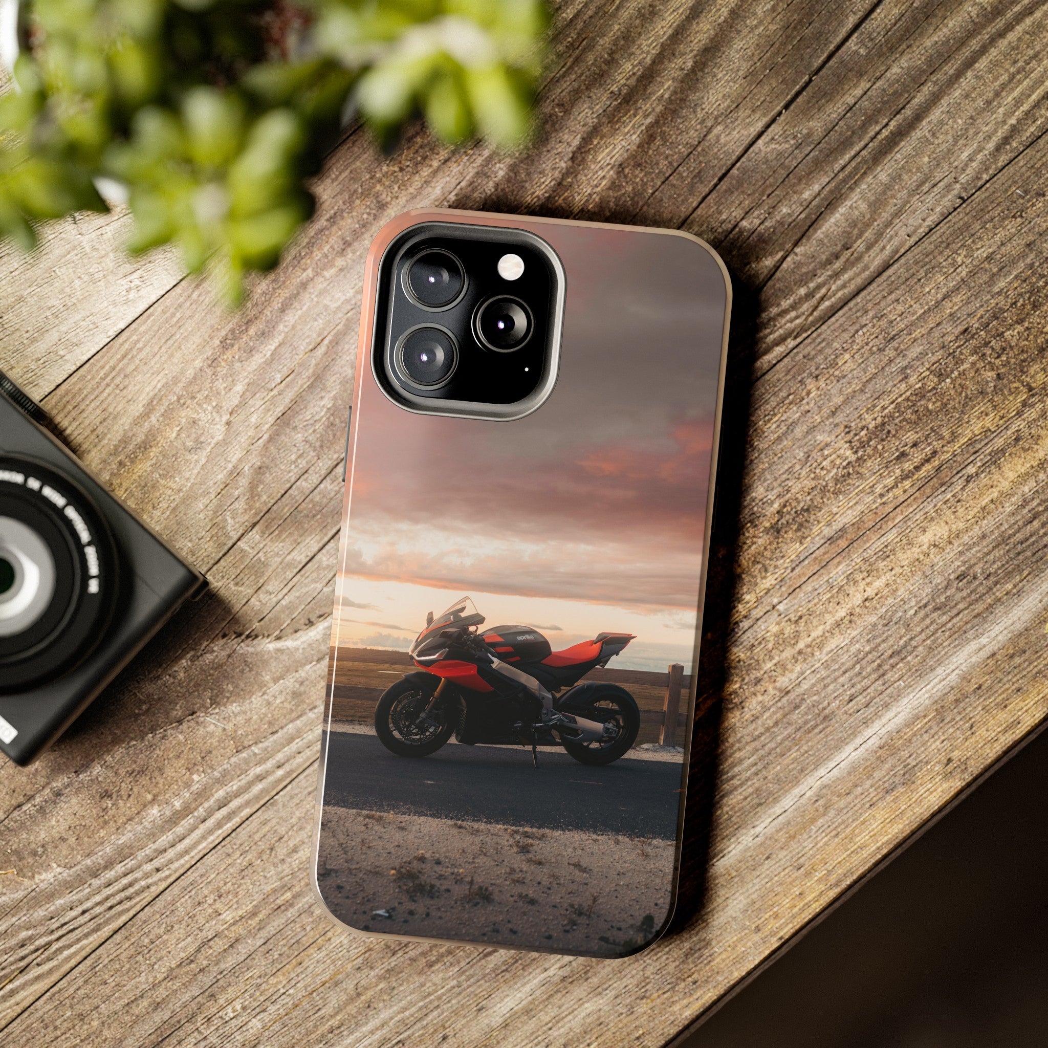 Aprilia RSV4 1100 Factory Motorcycle iPhone Case and Galaxy Phone Case #015 - Throttle Designs