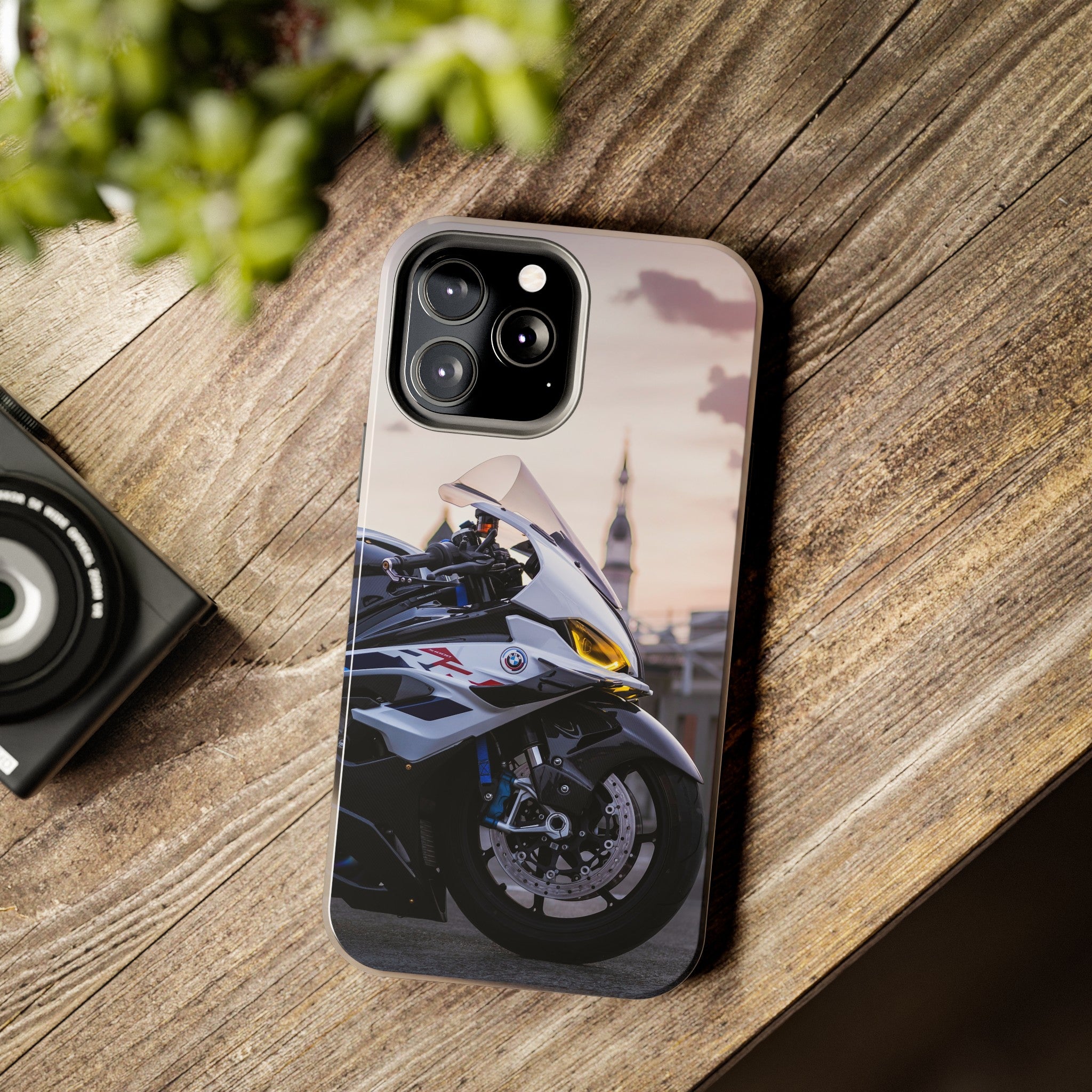 BMW S1000RR Drag Spec Motorcycle iPhone Case and Galaxy Phone Case #003 - Throttle Designs