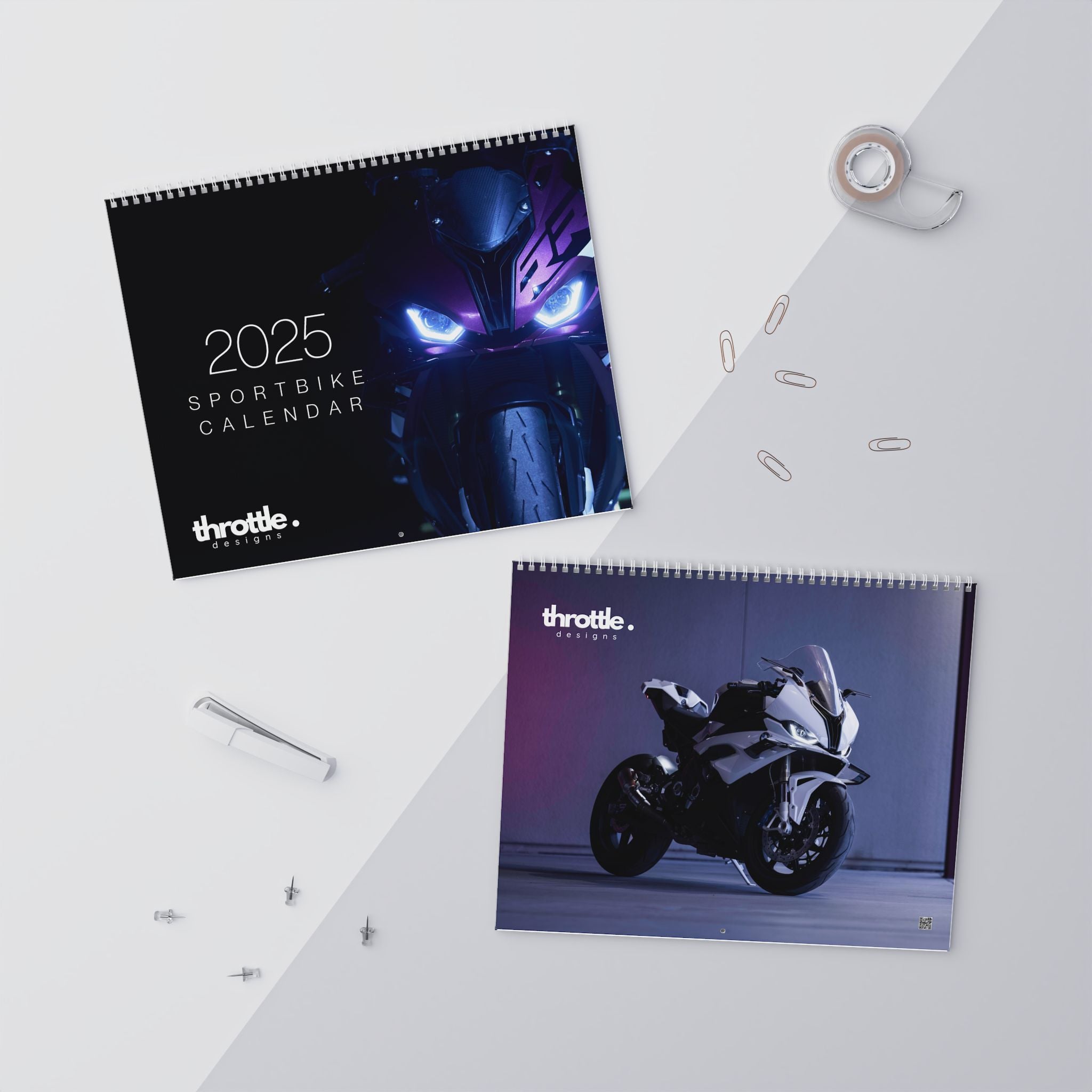 2025 Sportbike Motorcycle Calendar V1 - Throttle Designs