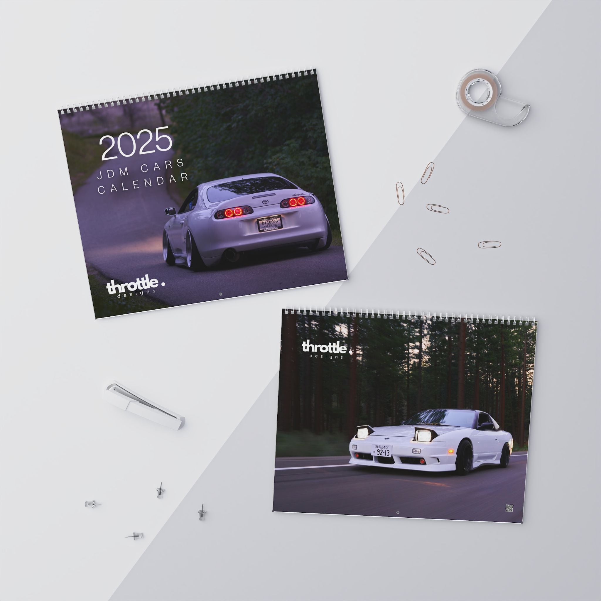 2025 JDM Automotive Car Calendar V1 - Throttle Designs