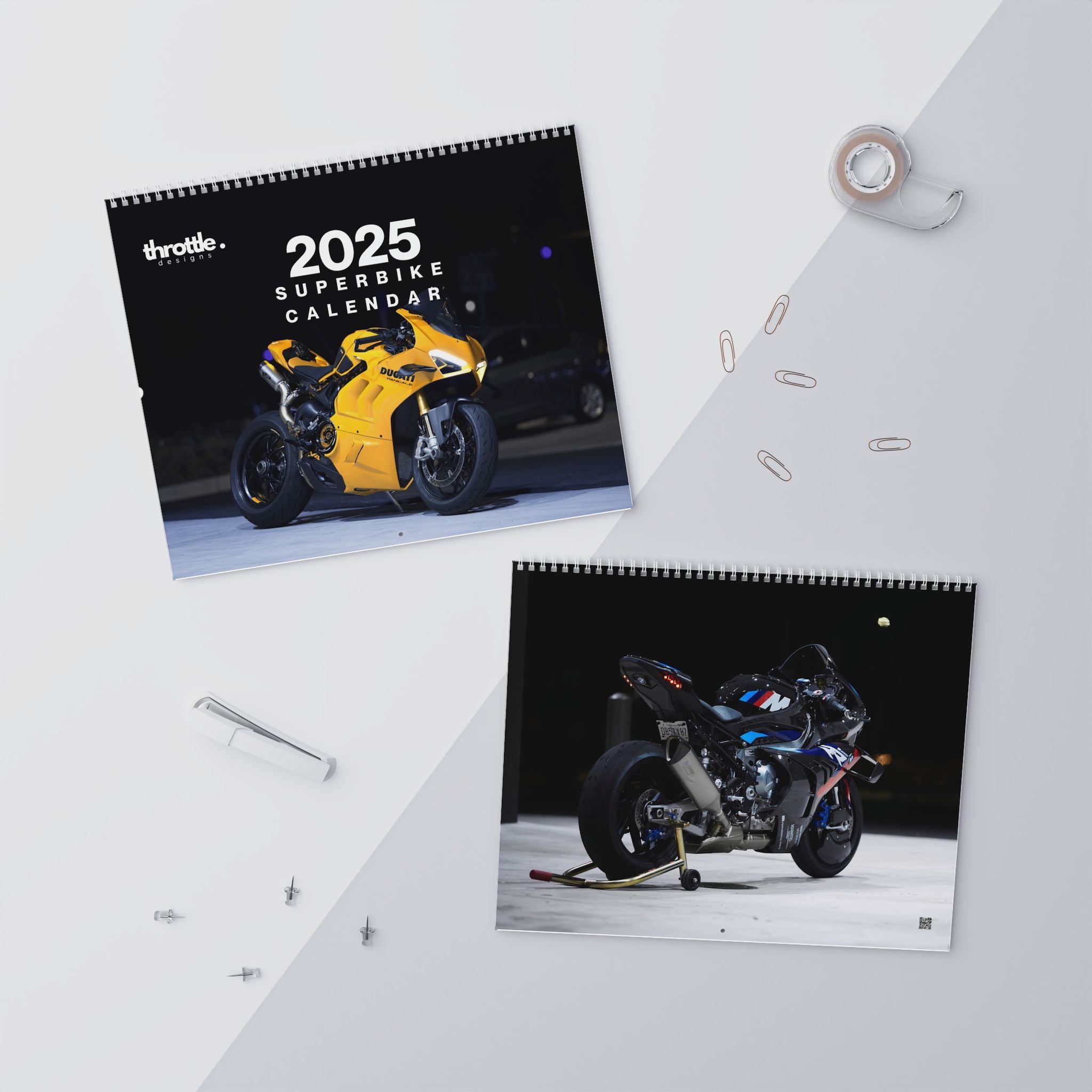 2025 Sportbike Motorcycle Calendar V3 - Throttle Designs