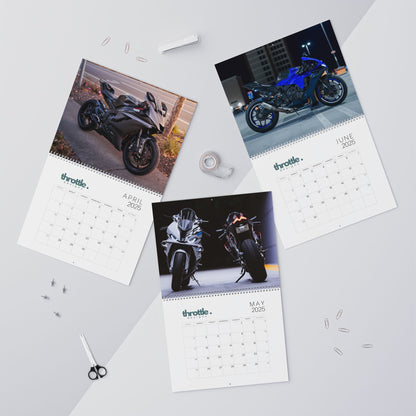 2025 Sportbike Motorcycle Calendar V2 - Throttle Designs