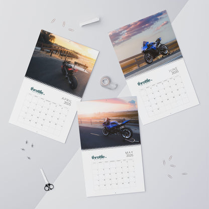 2025 Sportbike Motorcycle Calendar V1 - Throttle Designs