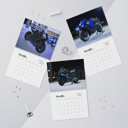 2025 Sportbike Motorcycle Calendar V3 - Throttle Designs