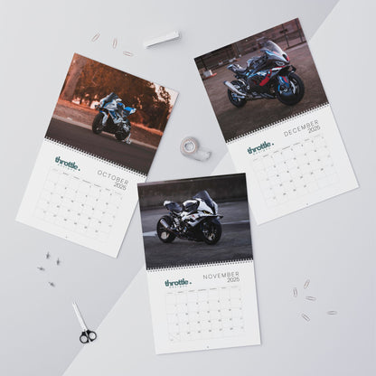 2025 Sportbike Motorcycle Calendar V2 - Throttle Designs