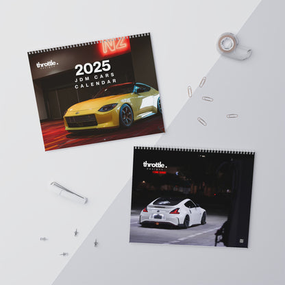 2025 JDM Automotive Car Calendar V3 - Throttle Designs