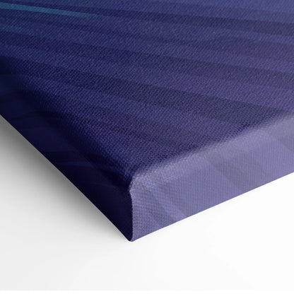 Mercedes AMG GTR Inspired Vaporwave Car Canvas - Vaporwave Car Purple Blue Neon Living Room Retro Futurism Neon Nostalgia Vaporwave Canvas