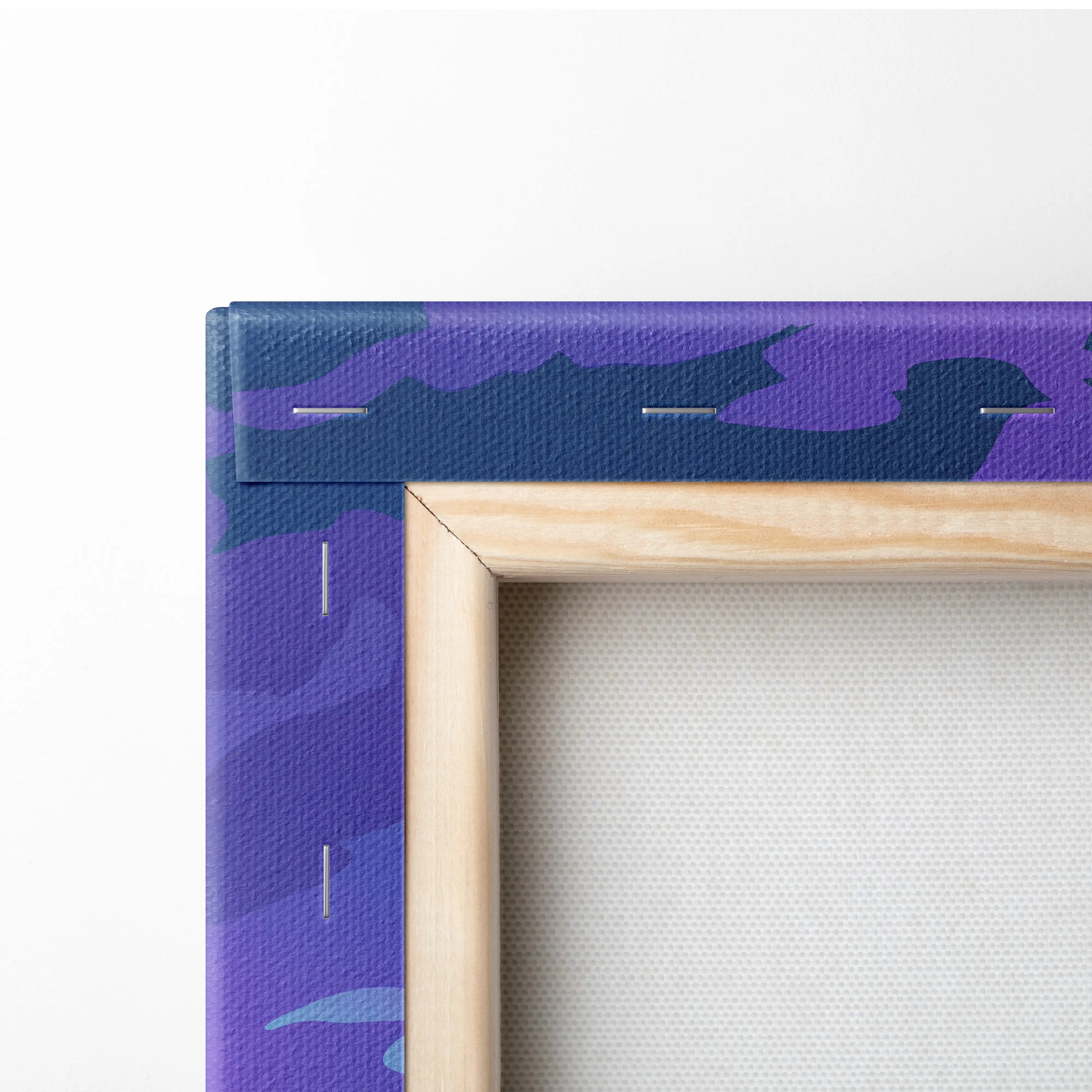 Lamborghini Huracan Inspired White Purple Canvas Wall Art Vaporwave Supercar Artwork, Neon Desert City Garage Decor Print
