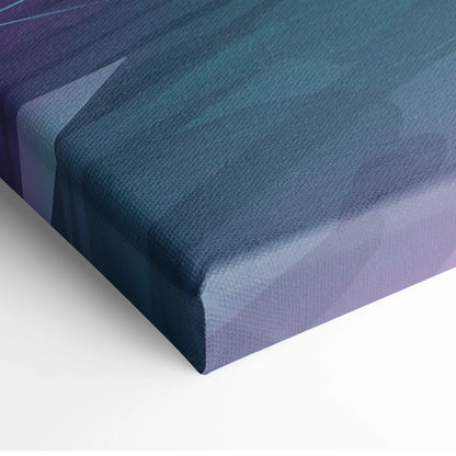 Porsche 911 GT3 Inspired Vaporwave Car Canvas - Car Neon Blues Purple Teal Living Room Vaporwave Futurism Mood Nostalgic Vaporwave Canvas