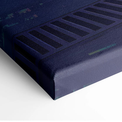 Vaporwave Neon Car Canvas Art - Car Artwork Neon Pink Purple Blue For Living Room Vaporwave Style Mood Nostalgic Canvas