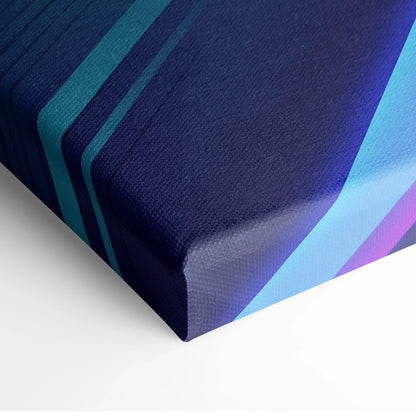 Lamborghini Aventador SVJ Inspired Vaporwave Car Canvas - Car Neon Pink Turquoise Living Room Vaporwave Nostalgic Energy Retrofuturist Wall Art Canvas
