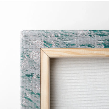 High Quality Serene Beach Ocean Canvas Wall Art Print For Modern Home Decor