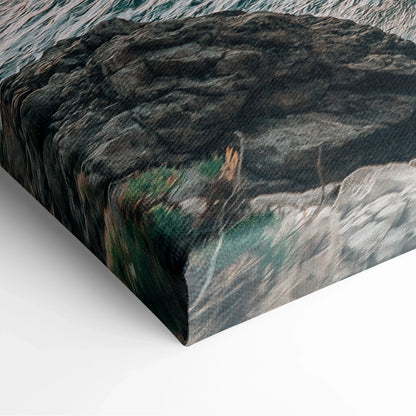 Exquisite Beach Canvas Wall Art With Ocean Waves And Sun-Kissed Shores