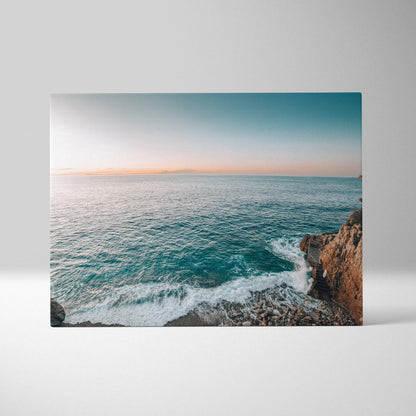 Exquisite Beach Canvas Wall Art With Ocean Waves And Sun-Kissed Shores