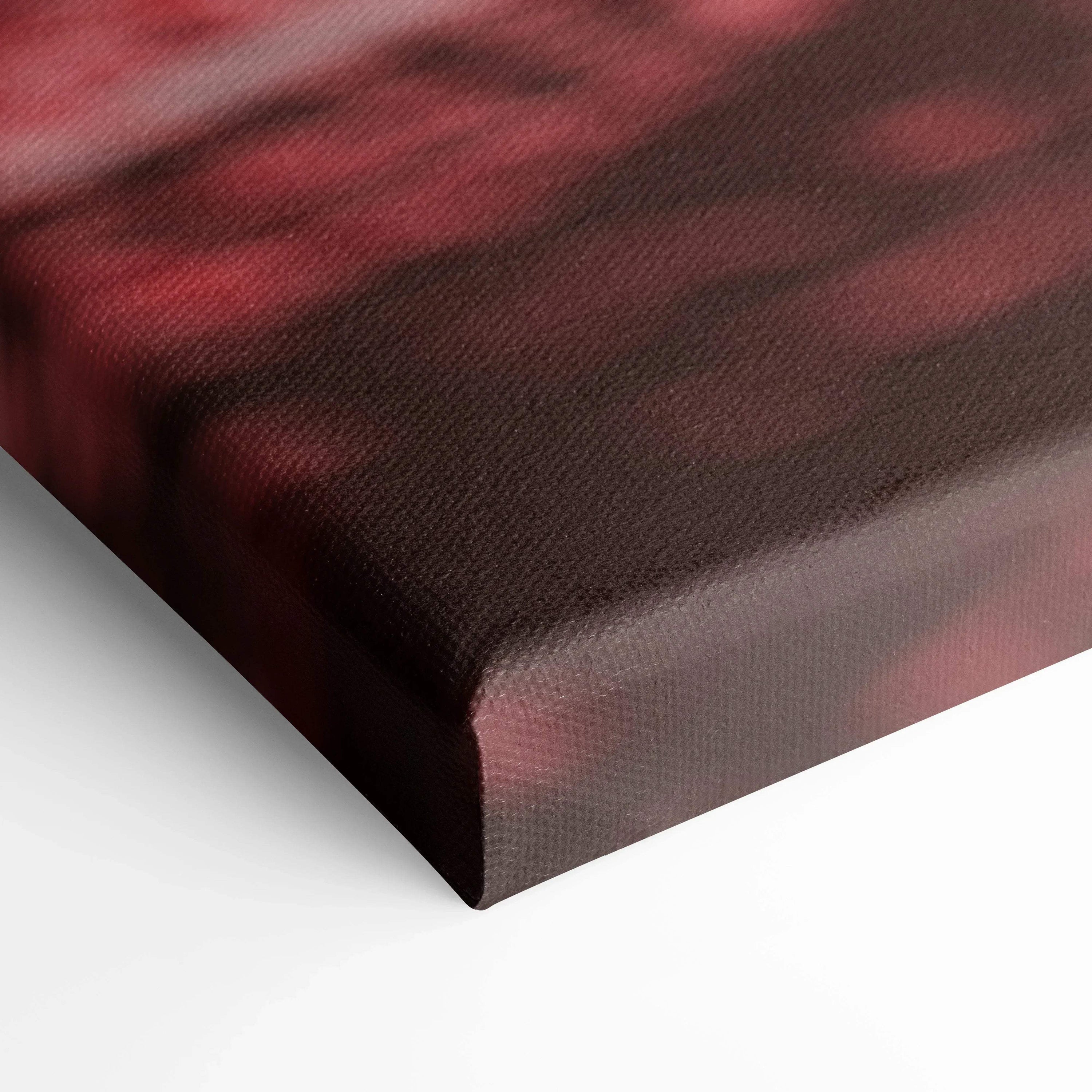 Red and black abstract BMW S1000RR high resolution canvas art corner close-up.