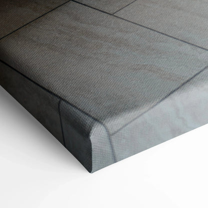 Close-up of textured canvas edge showing high-resolution printing and museum-quality finish on vertical canvas art wall decor.