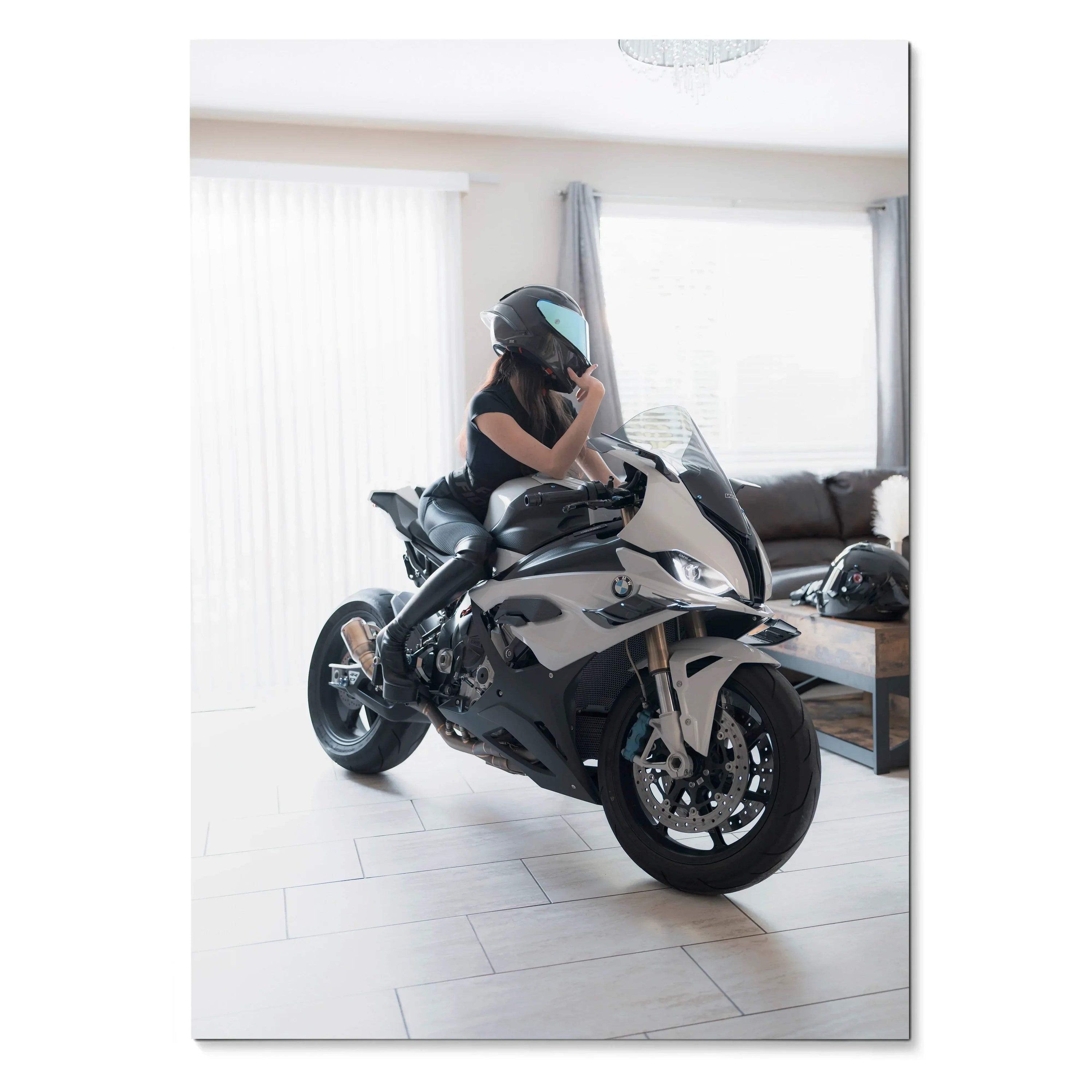 Biker Poster #098 - Female | AGV Pista Helmet