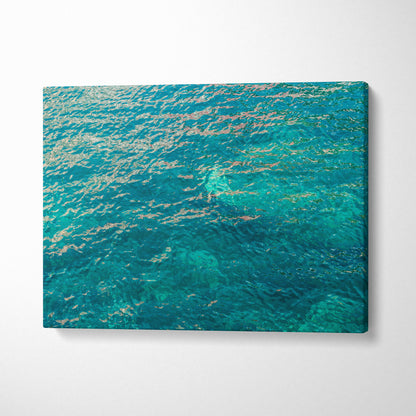 Digital Art - Tropical Theme - clear, turquoise water of a tropical sea
