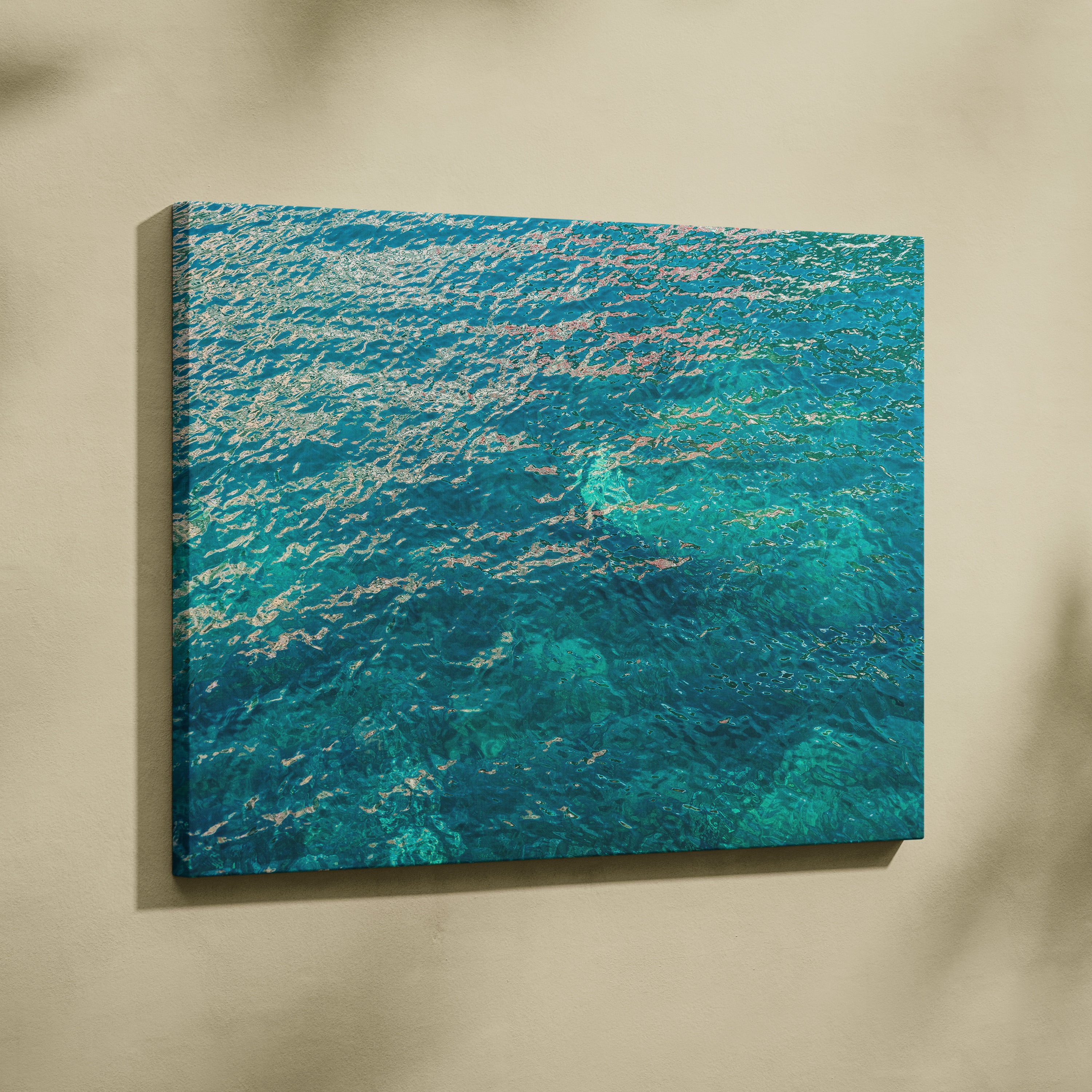 Digital Art - Tropical Theme - clear, turquoise water of a tropical sea