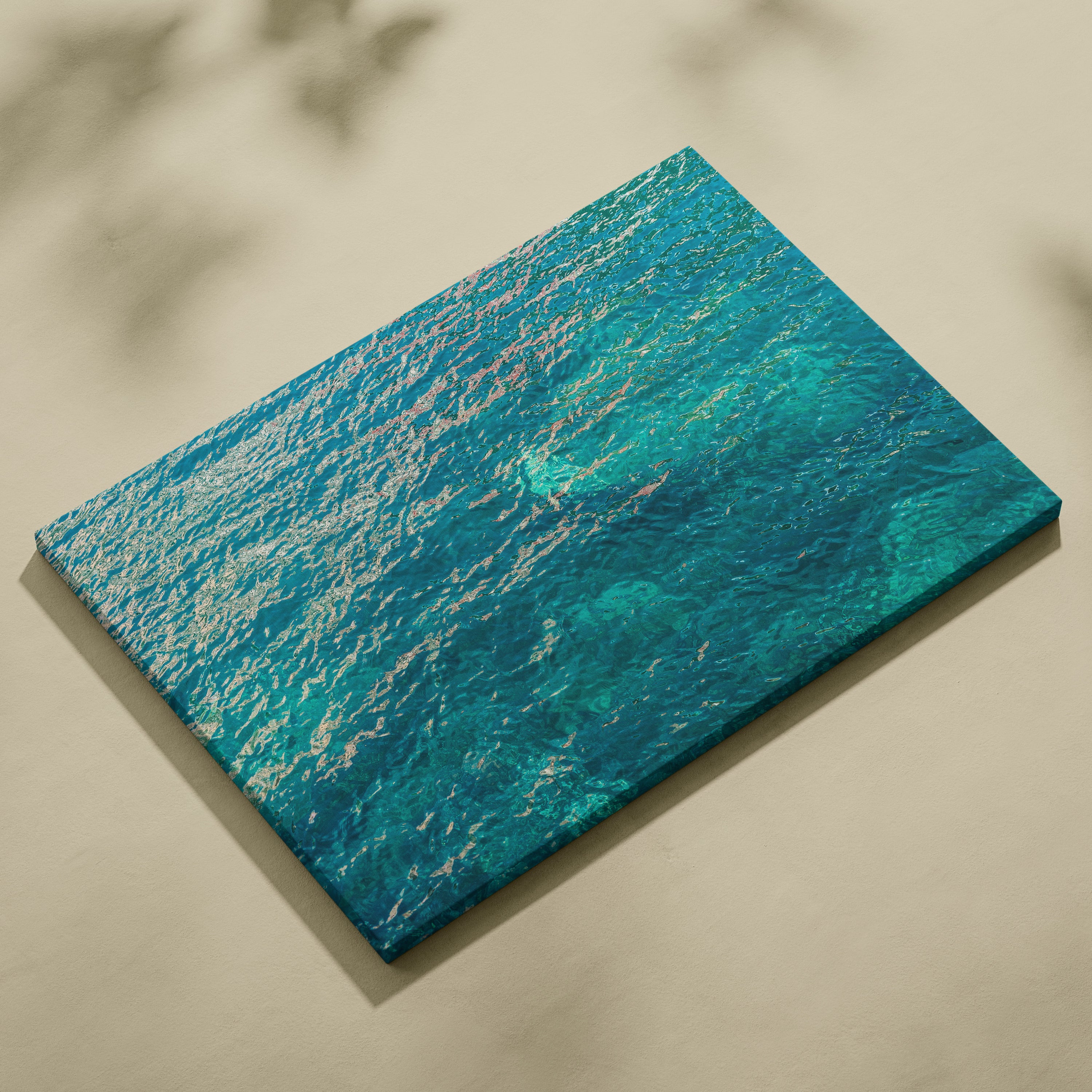 Digital Art - Tropical Theme - clear, turquoise water of a tropical sea