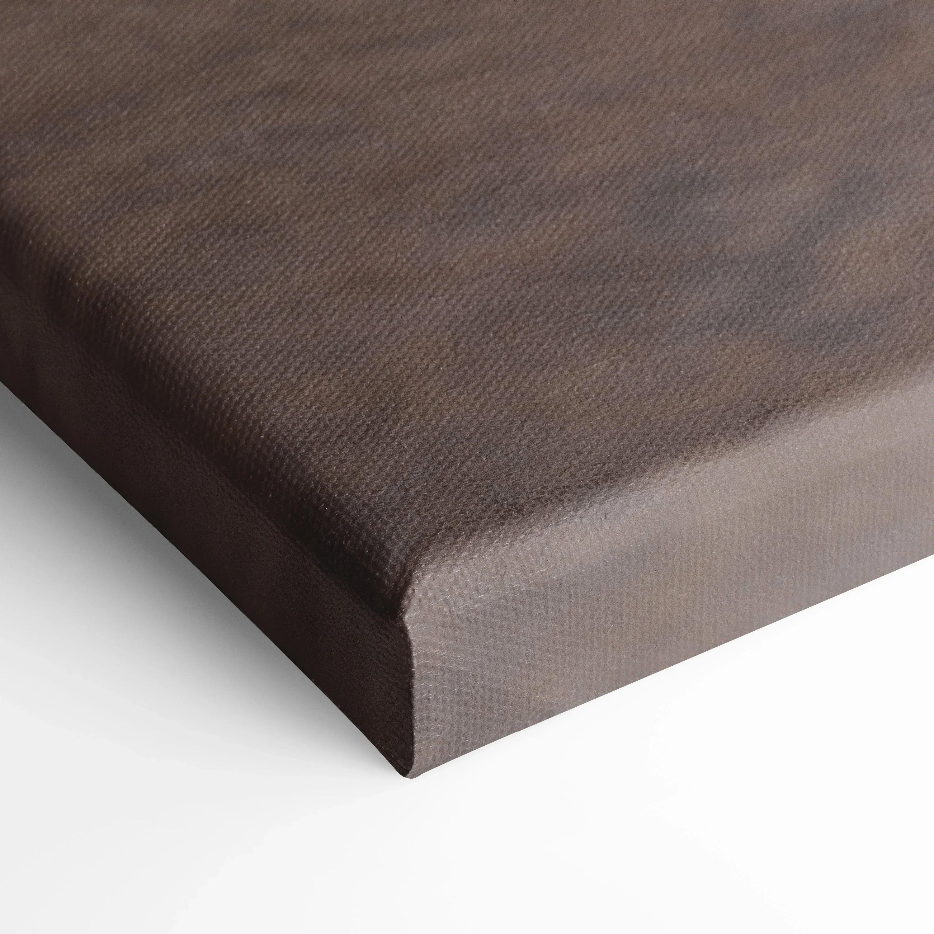 Close-up of textured brown Shelby Cobra canvas art with museum-quality vertical wall art finish.