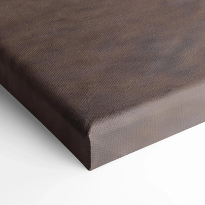 Close-up of textured brown Shelby Cobra canvas art with museum-quality vertical wall art finish.