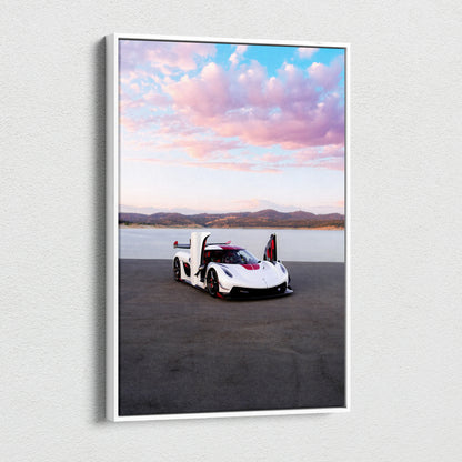 Koenigsegg Jesko High Resolution Museum Quality Vertical Car Canvas Print #016 - Throttle Designs