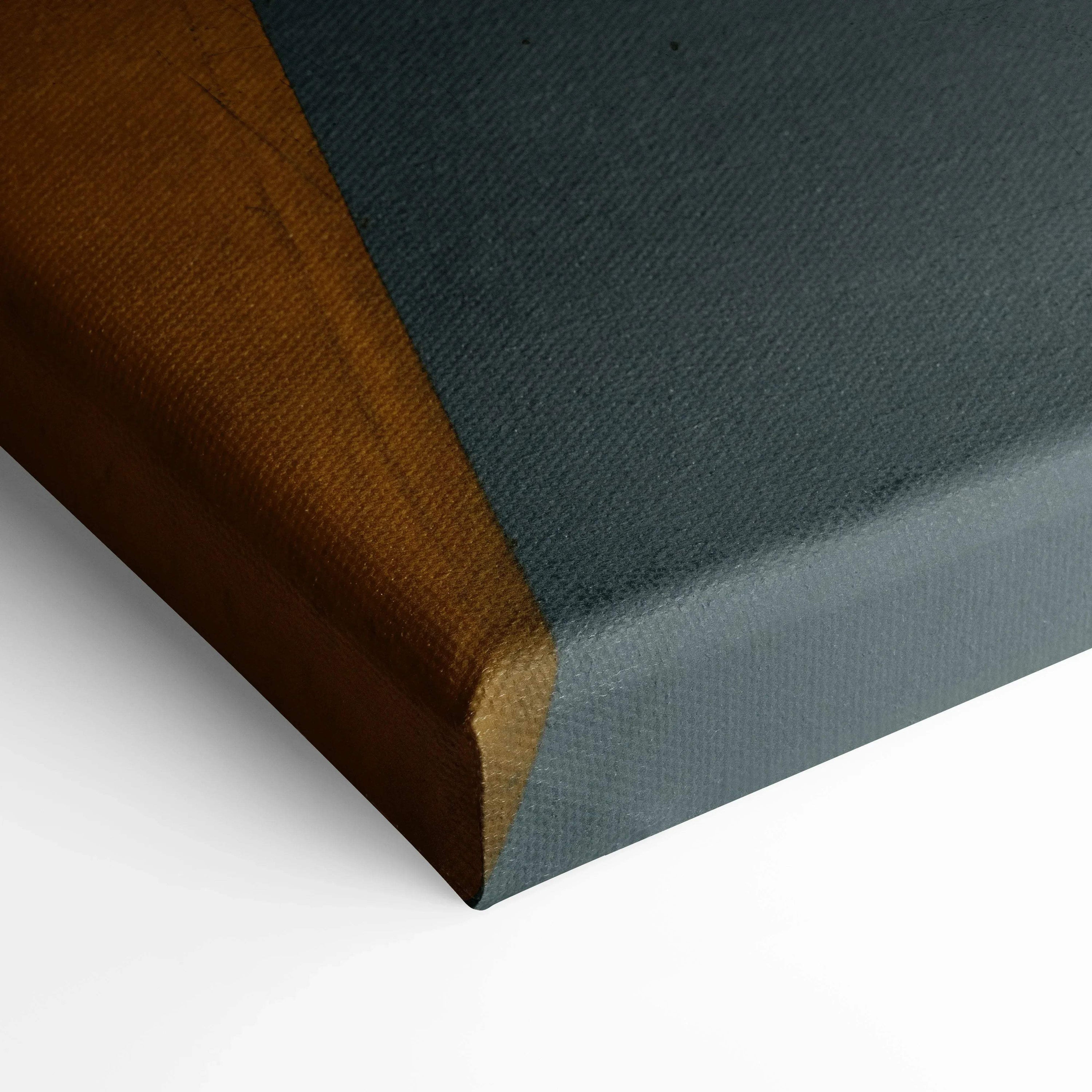 Close-up of Porsche 911 classic high resolution canvas art corner with charcoal and brown tones on textured wall art canvas.