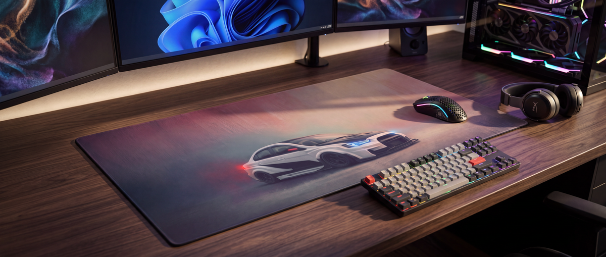 JDM Car Artwork Gaming Mousepads