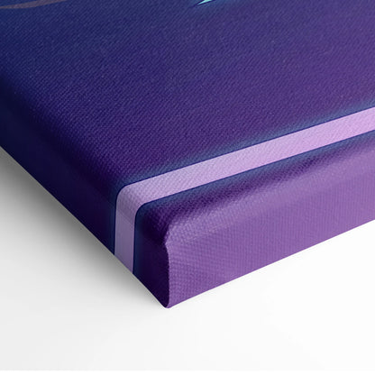 Subaru WRX STI Inspired Neon Vaporwave Sunset Dream - Car Artwork Neon Pink Purple Blue Room Vaporwave Nostalgic Canvas