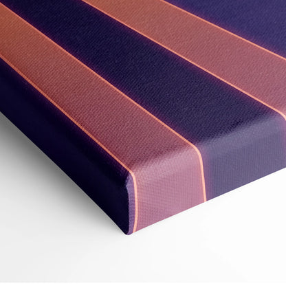 BMW M4 Inspired Neon Sunset Vaporwave Canvas Art - Automotive Art Neon Pink Purple Living Room Vaporwave Wall Art