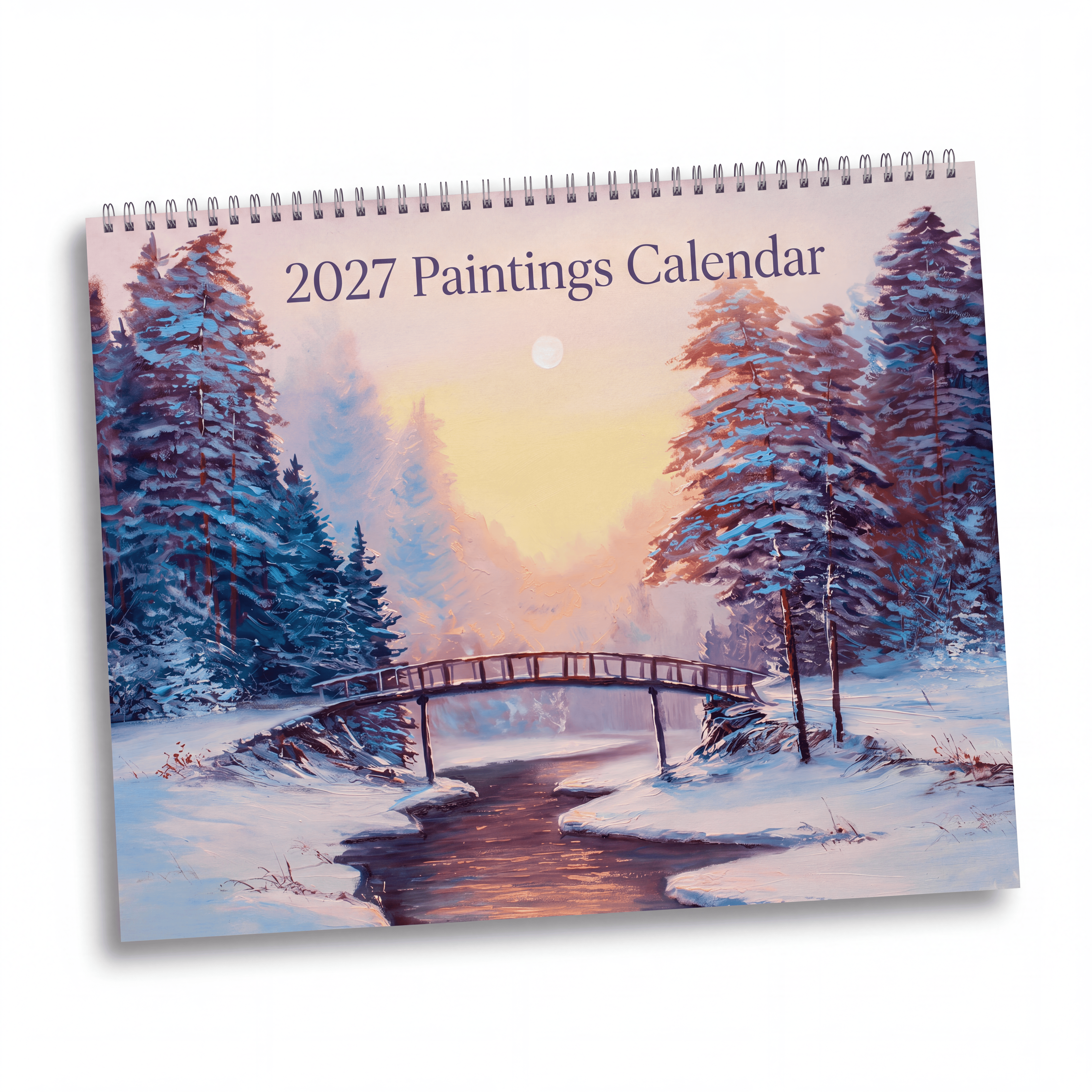 2027 Painting Art Calendar – Beautiful Painted Artwork, Colorful Designs & Artistic Wall Decor
