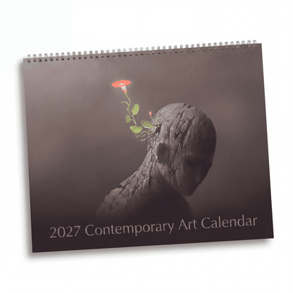 2027 Contemporary Art Calendar – Creative Abstract Artwork, Bold Designs & Decorative Art Collection