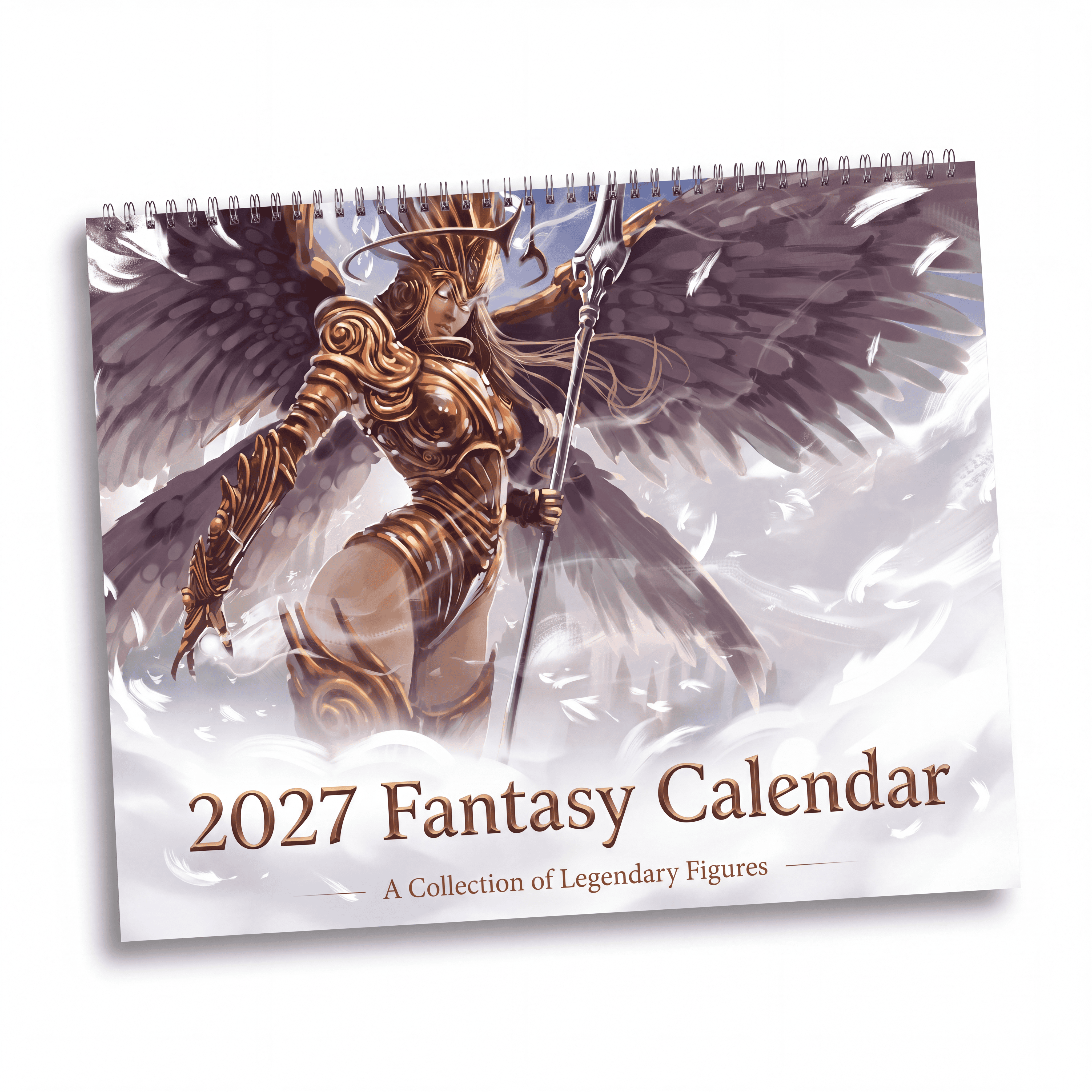 2027 Fantasy Artwork Wall Calendar – Epic Heroes, Magical Dreamscapes & Creative Fantasy Art