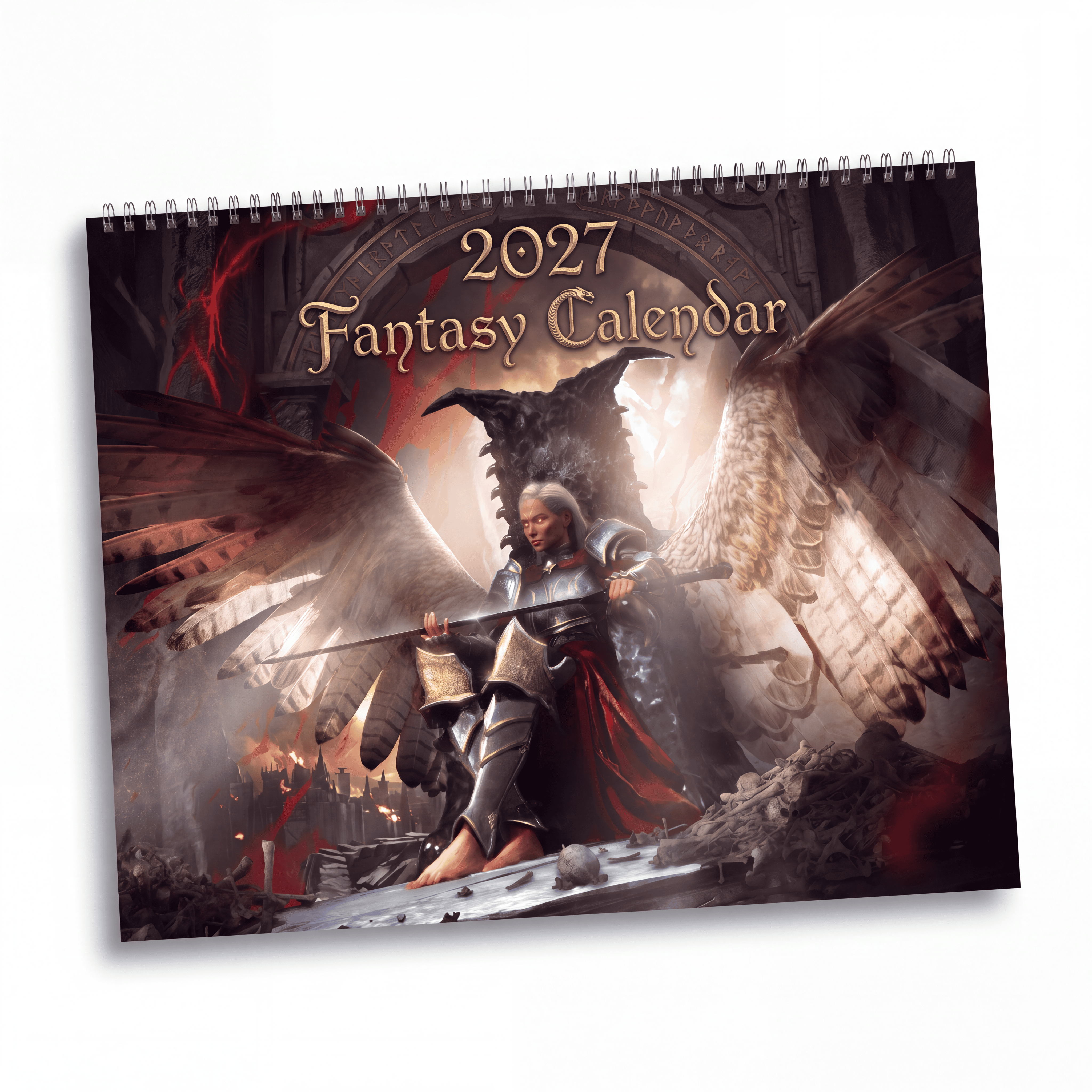 2027 Fantasy Artwork Calendar – Magical Characters, Surreal Worlds & Imaginative Art Collection