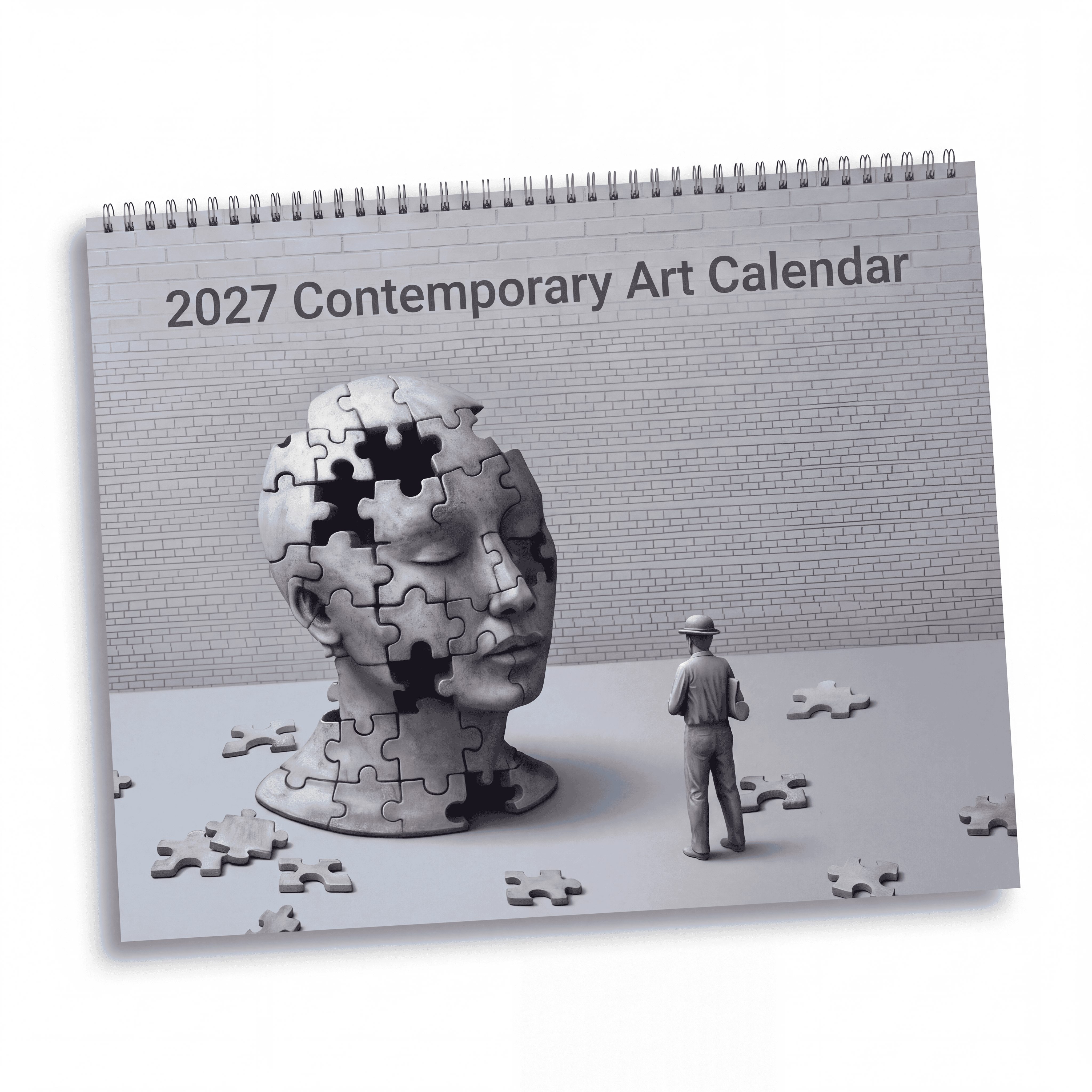 2027 Contemporary Art Wall Calendar – Abstract Artwork, Modern Designs & Creative Art Collection