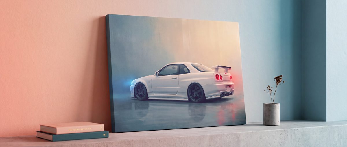 JDM Automotive Artwork Canvas Art